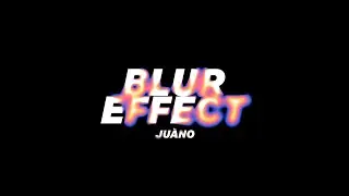 BLUR TEXT EFFECT TUTORIAL | Fast & Easy | Juano