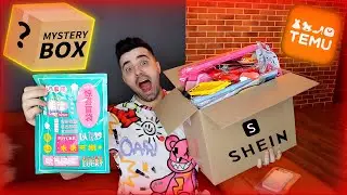 Am SPART toți BANII pe un MYSTERY BOX de la SHEIN și TEMU ! Mega Haul !