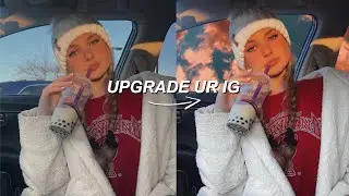 5 ways to make aesthetic edits on IG // glitter bikini, car window background & more