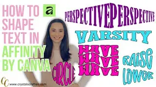 How to Shape Text using Affinity | Affinity Warp Text Tutorial