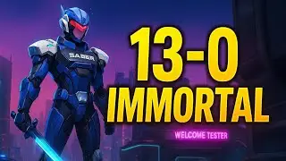 Saber Goes UNSTOPPABLE! 13-0 Carry in Immortal Lobby 😱