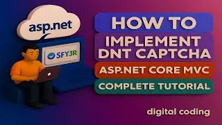 How to Use DNTCaptcha in ASP.NET Core MVC || Add CAPTCHA to Your MVC Core App || Use DNTCaptcha