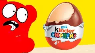 КИНДЕР МЕДВЕДЬ  СВИНКА ПЕППА И ДЖОРДЖ ДЕЛАЮТ КИНДЕР ЖЕЛЕЙНЫЙ МЕДВЕДЬ познаватель