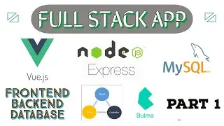 part 1 :  Database || Full Stack Web App Using Vue.Js, Express Js and MySQL (Complete Guide)