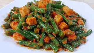 PUNYA KACANG PANJANG DIMASAK GINI AJA SIMPLE ENAK LAGI