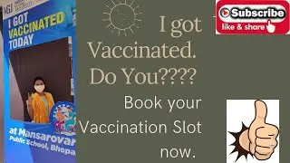 How to book Vaccination Slot #Aarogya Setu app | I am Vaccinated, Do you??