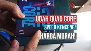 Intel Core i3 9100F 3.6Ghz Up To 4.2Ghz unboxing, prosesor gaming kencang dan murah 2019