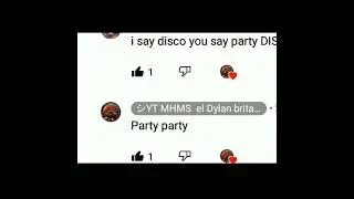 i say disco you say party DISCO DISCO @YT_el.Dylan.britanico.oficial