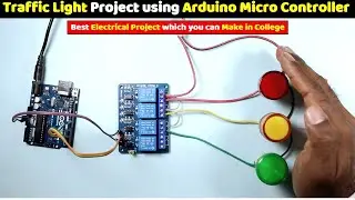 Traffic Lights Project Wiring with Arduino Uno - Beginner Level 