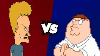 MUGEN Battle - Beavis vs Peter Griffin
