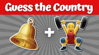 Guess the Country by emoji | #kidslearning #quiztime #brainteasers #puzzlelovers #braingames