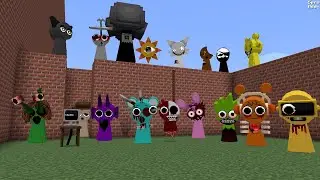 Sprunki Incredibox Phase 2 3d Mod In Maze in Minecraft PE
