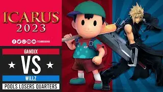 Icarus 2023: Pools Losers Qualifier - MC| Gandix (Ness) Vs TR| Willz (R.O.B,Cloud)