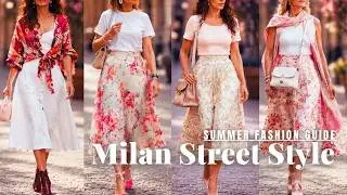 🌷WHAT PEOPLE WEAR IN MILAN THIS SUMMER 🇮🇹 CLASSY OUTFITS, ELEGANT STREET STYLE & QUIET LUXURY 🩷