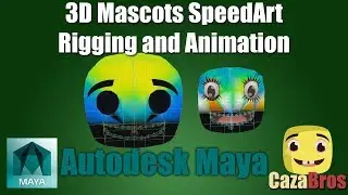 3D Mascots - Rigging and Animation SpeedArt