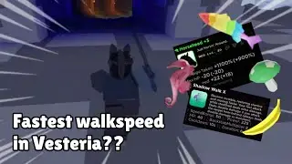 Attempting highest Walkspeed in Vesteria (again)