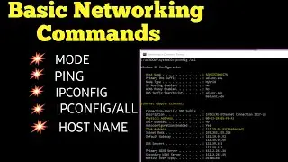 Basic Networking Commands 2023 I Best Command Prompt I