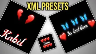 alight motion text xml presets file || trending emoji liyrcs xml presets || 