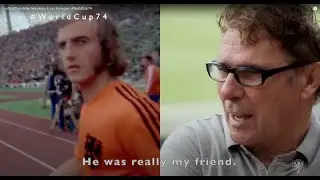 Football friendship Neeskens & van Hanegem 