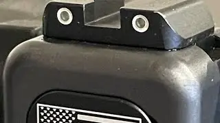Install front and rear sights on a Glock without a sight pusher. AmeriGlo on a budget.