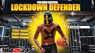 NBA 2K24 NEW “LOCKDOWN DEFENDER” BUILD - BEST LOCKDOWN BUILD 2K24