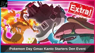#PokemonDay Den Event | All Three Gmax Kanto Starter Dens | Pokemon  Shield | Nintendo Switch (OLED)