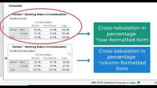 Creating Cross-Tabs in SPSS in Percentage Form (Easy Steps)