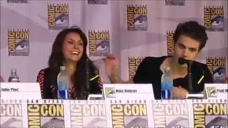 San Diego Comic-Con 2013 - Paul Wesley & Nina Dobrev