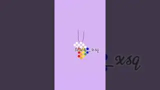 тутор на облако с радугой из бисера 💐🌈☁️/biser._xsq/💐🌈-
