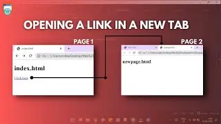 How to Open a Link in a New Tab - Opening Linked Webpage in a New Tab  | codeayan