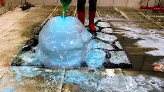 New method! ultra dirty shaggy carpet washing ASMR