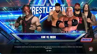 Wrestlemania! Kane vs Rikishi! WWE 2k23