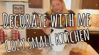 Cozy Small kitchen Decorate with me for Fall