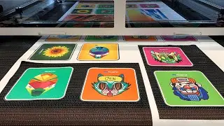 Laser Contour Cutting Canvas Prints - Two Heads Laser Cutter with Camera - Golden Laser