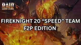 FIREKNIGHT 20 SPEED FARM TEAM | Raid: Shadow Legends