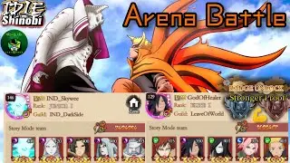 IDLE SHINOBI | Arena Battle 7.3m 💪 Vs 5m 😫 Original Naruto Graphics | Android/APK