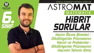 Astromat 6. Sınıf Hibrit Sorular-Test 38 - Hacim Ölçme Birimleri