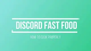 How to cook orders?