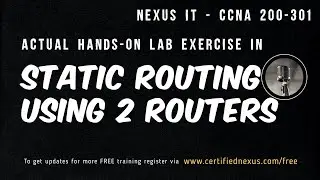 Intro to Router Command | Configuring 2 Routers | Static Routing