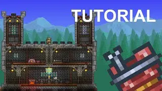 Terraria: How to build a castle || Terraria Building Tutorial