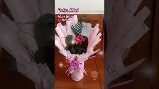 Buket Jilbab Coklat Untuk Hari Guru || BJ-230602 