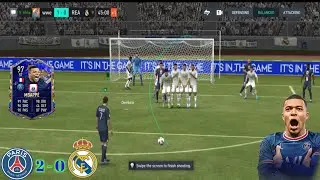 PSG vs Real Madrid😎🏆 | FIFA Mobile Soccer Android Gameplay 2023 | Mbappe