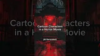 Ai Draws Cartoon Characters in a Horror Movie!
