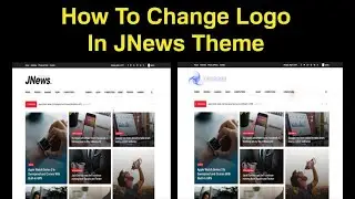 How to change logo in JNews theme | customize wordpress JNews Theme | WordPress Tutorials