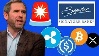 🚨SIGNATURE BANK COLLAPSES & RIPPLE, COINBASE, & CIRCLE USDC STATEMENTS! (CRYPTO NEWS)