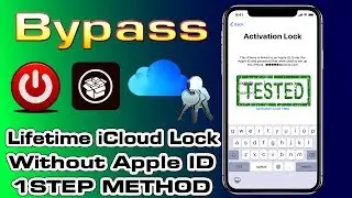 New ShortTime Method,Only 1Step Unlock iCloud Activation Lock|| Lifetime Bypass WTHOUT APPLE ID PASS