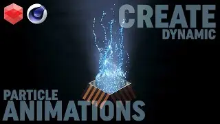 Create Quick Dynamic Particle Animations w. Redshift - Cinema 4D Tutorial