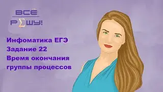 № 12252 ЕГКР 16.12.23 Информатика ЕГЭ. Задание 22.  Время окончания группы процессов