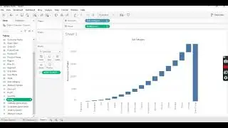 How to Create Waterfall Chart in Tableau