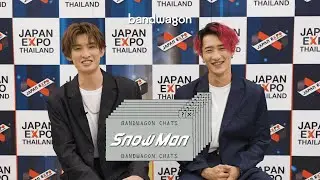 Snow Man's Hikaru Iwamoto and Koji Mukai on being idols and meeting fans at Japan Expo Thailand